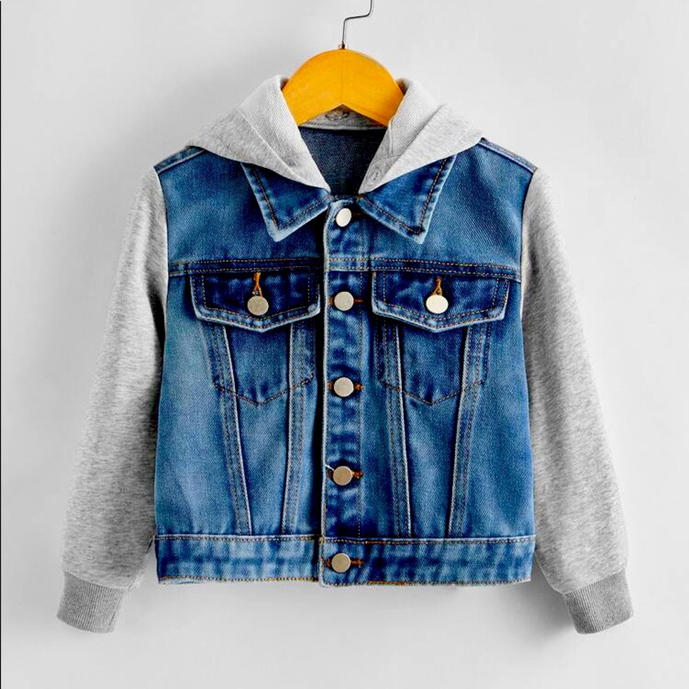 Toddler Hooded Denim Jacket
